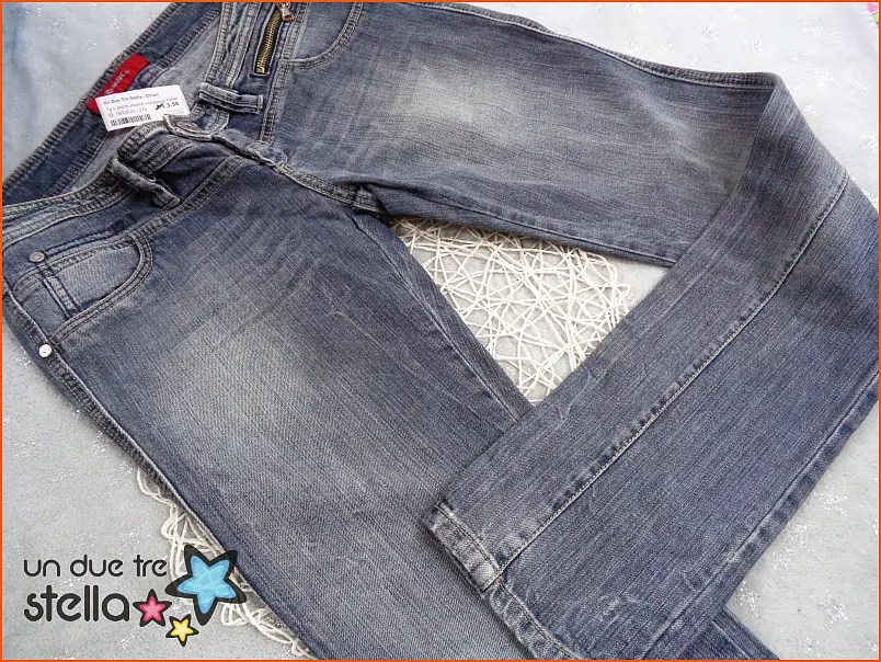 10028/23 - Tg.L jeans sbiaditi vita bassa TANK