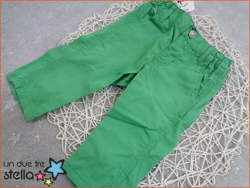 8736/23 - 3/6m pantaloni jeans verde BENET