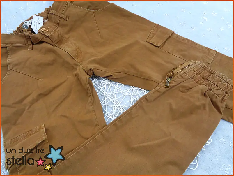 9837/23 - Tg.42 pantaloni marrone tasche