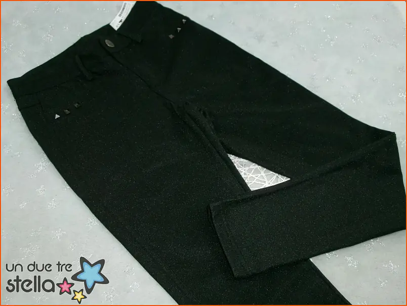 12457/23 - 10/11a pantaloni nero argento OVS