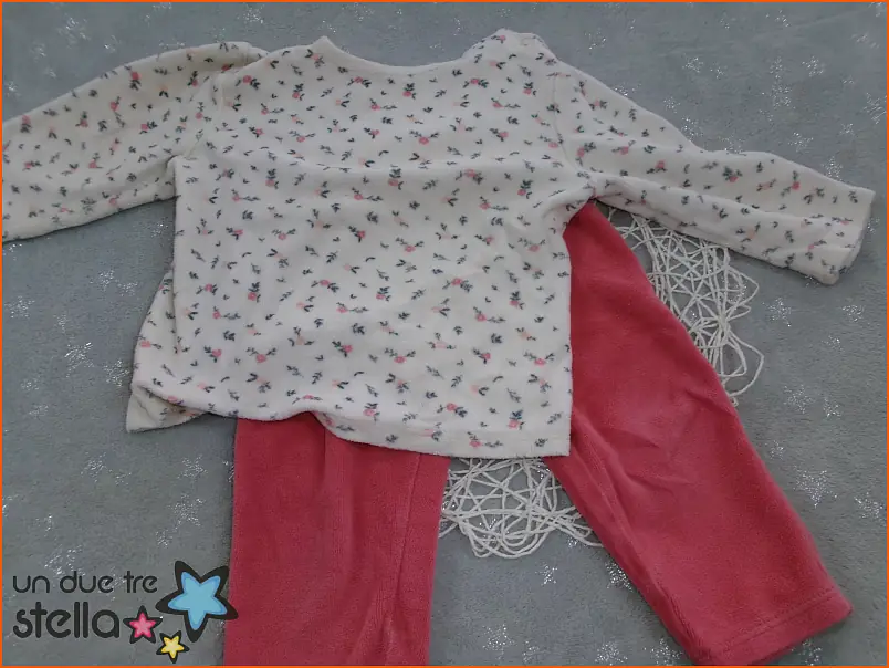 13012/23 - 2a pigiama ciniglia/completo beige rosa KIABI