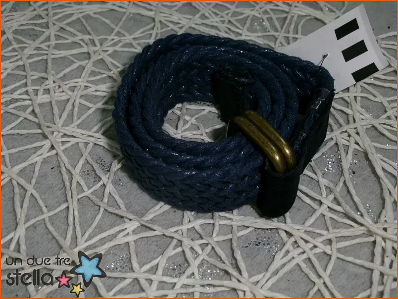 1096/24 - Cintura blu corda