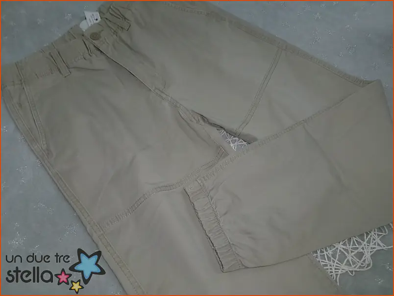 1762/24 - Tg.XS 16a pantaloni beige HeM