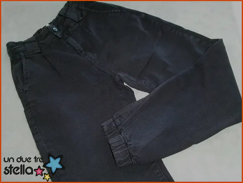 2708/24 - Tg.XS donna jeans neri vita alta