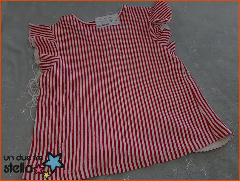 2721/24 - 9a maglietta righe verticali bianco rosso ZARA