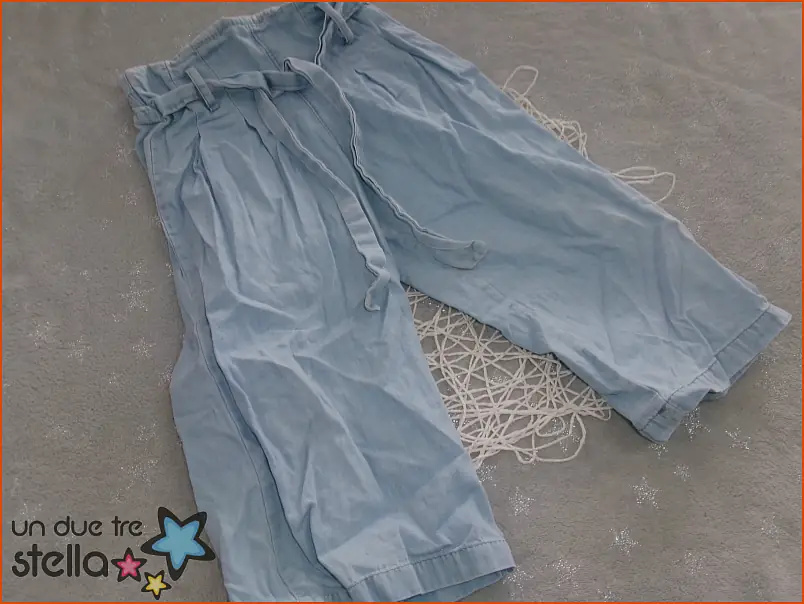 2873/24 - 4a pantaloni larghi jeans chiari
