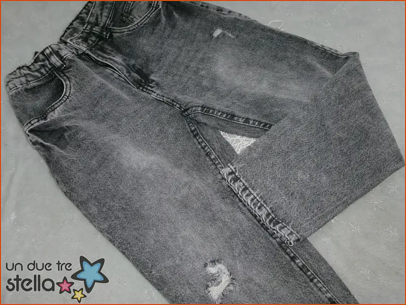 3280/24 - 11a jeans neri vita alta