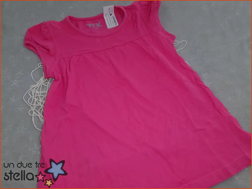 3424/24 - 7/8a maglietta rosa fucsia