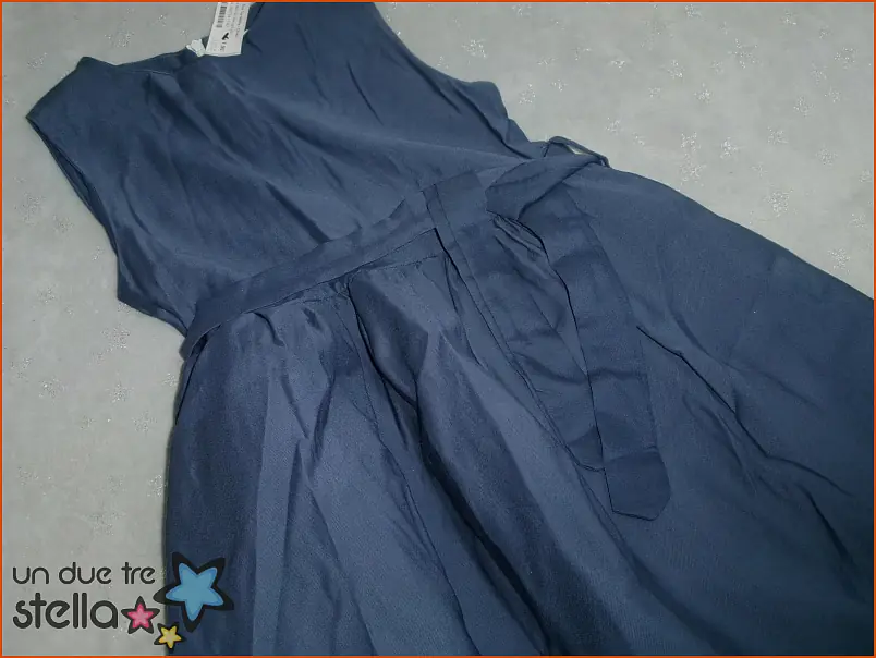 3591/24 - 7a abito blu con cintura