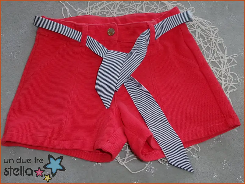 3742/24 - 8/9a pantaloncini rosso con cintura OVS
