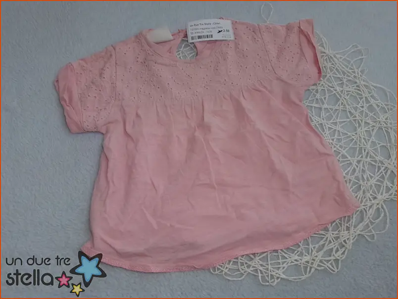4066/24 - 12/18m maglietta rosa ZARA