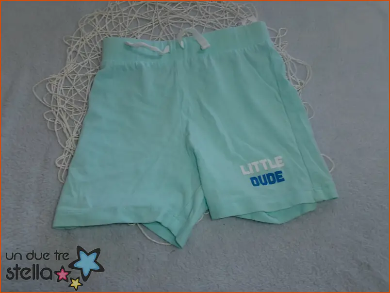 4388/24 - 18/24m pantaloncini azzurro verde PRIMARK