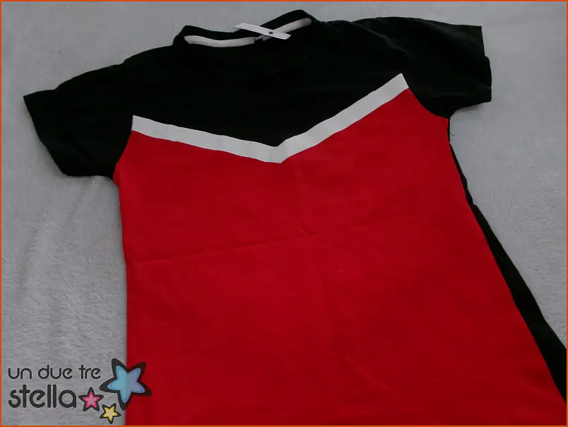 4866/24 - 12a maglietta nero rosso
