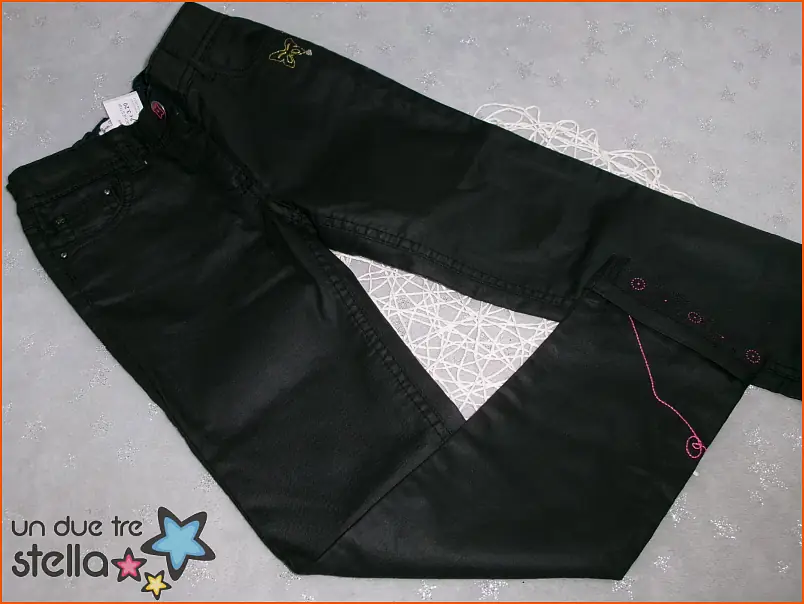 775/24 - 7a jeans morbidi neri ORCHESTRA