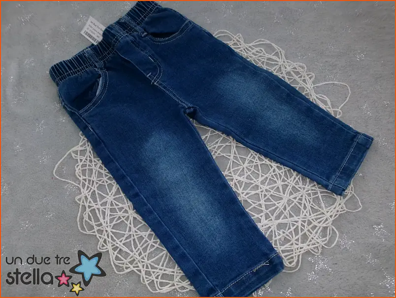 910/24 - 6/9m jeans elasticizzati