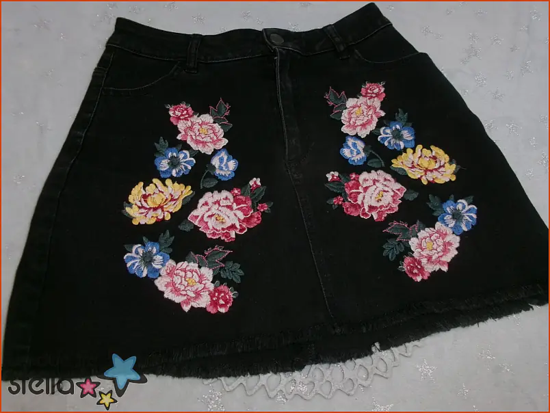 5534/26 - Tg.S gonna jeans nero