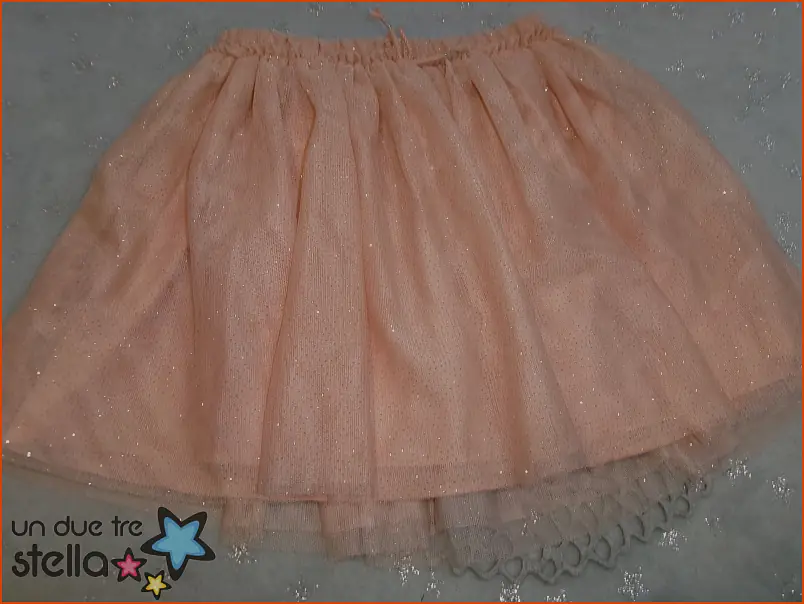 5585/26 - 7/8a gonna rosa tulle HeM