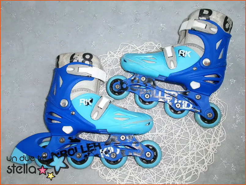 11730/23 - 30/33 pattini roller blu azzurro 