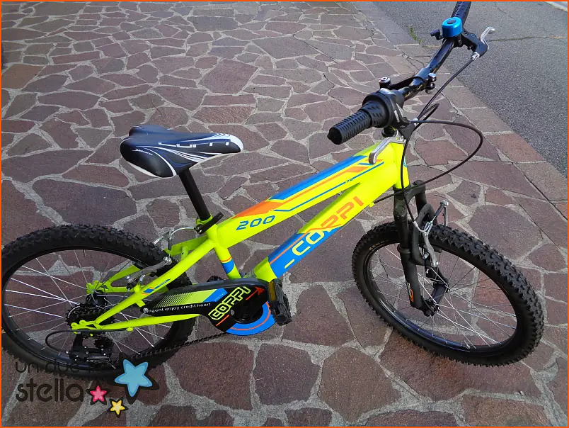 9540/23 - 20 bicicletta gialla COPPI 6 cambi