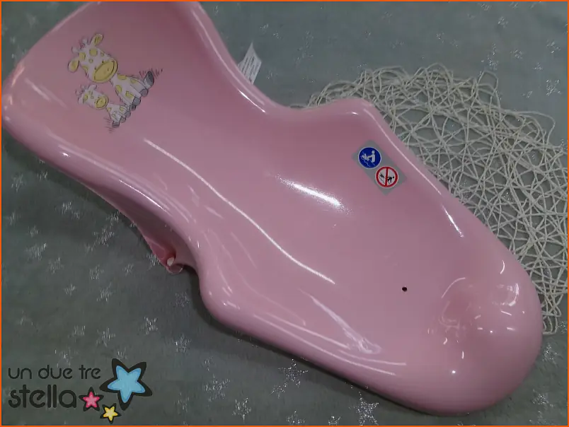 434/24 - Vaschetta bagnetto riduttore rosa orsetto