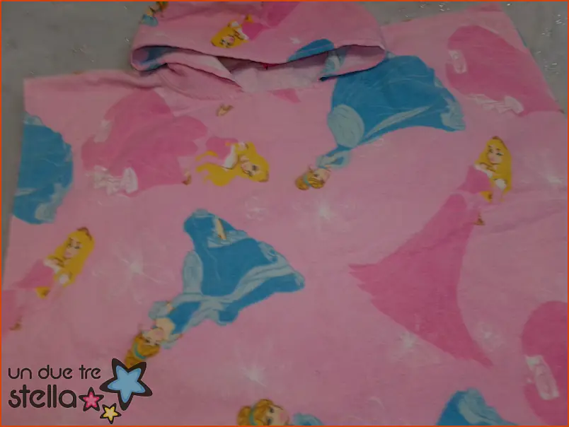 5571/26 - Poncho bagnetto rosa principesse