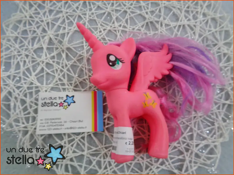 5730/23 - Minipony unicorno cavallino rosa