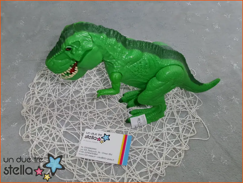343/24 - Dinosauro T-rex 30cm con suoni