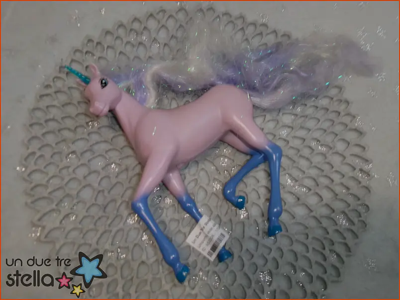 5523/26 - Unicorno viola azzurro