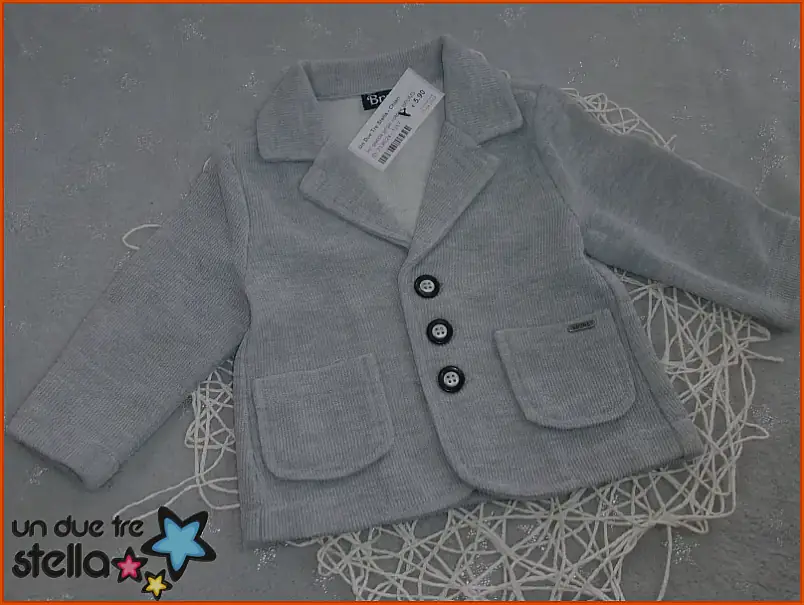 2136/24 - 3m giacca grigio cotone BRUMS