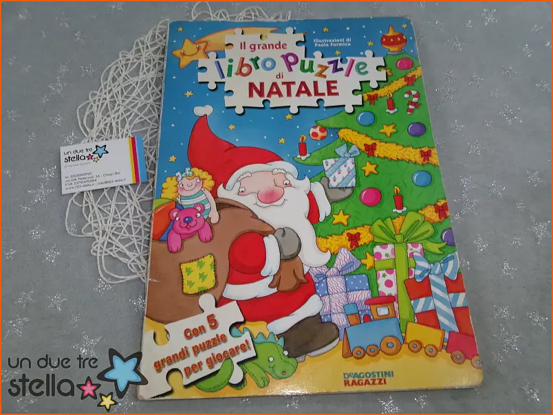 13355/23 - Il grande libro puzzle di NATALE 5x15pz