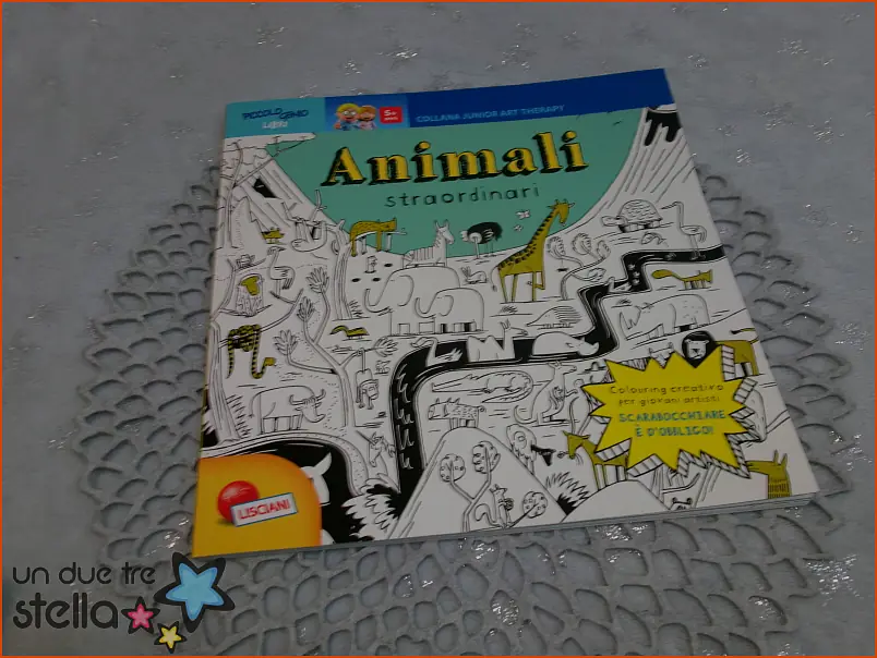 5504/26 - Libro colorare ANIMALI STRAORDINARI LISCIANI NUOVO!