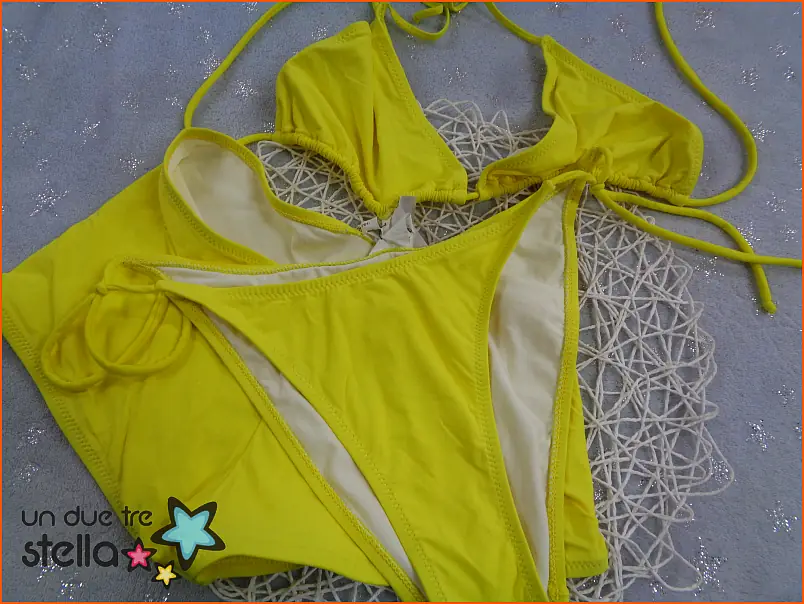 5472/23 - Tg.48 costume bikini 3pz giallo