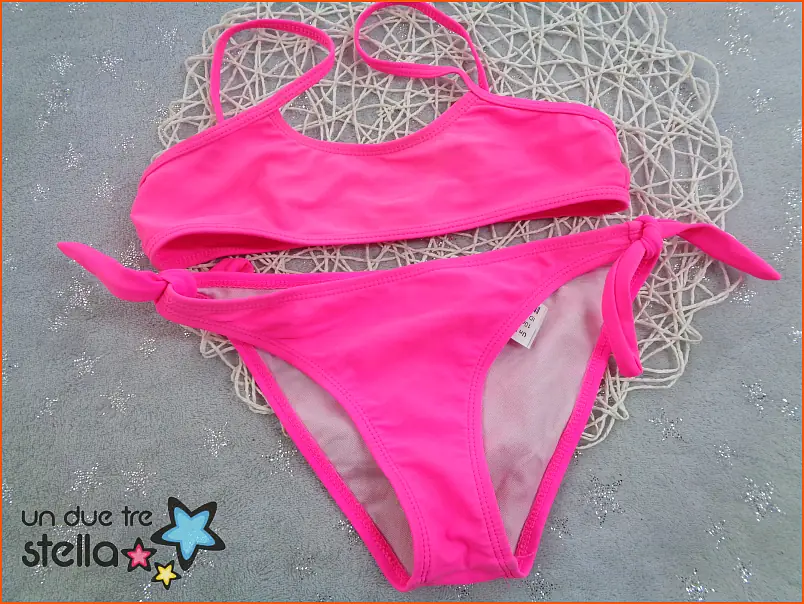 7234/23 - 10a costume bikini rosa fluo