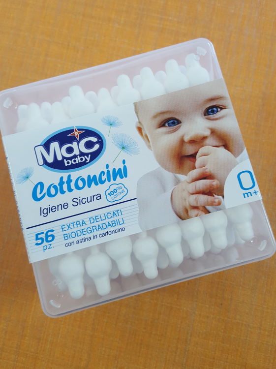Cotton fioc per la cura del bambino neonato - sicuri e naturali!
